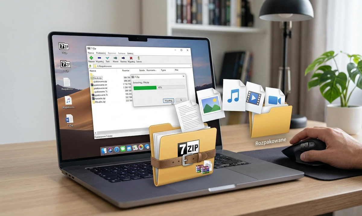 Jak otworzyć spakowane pliki programem 7-Zip?