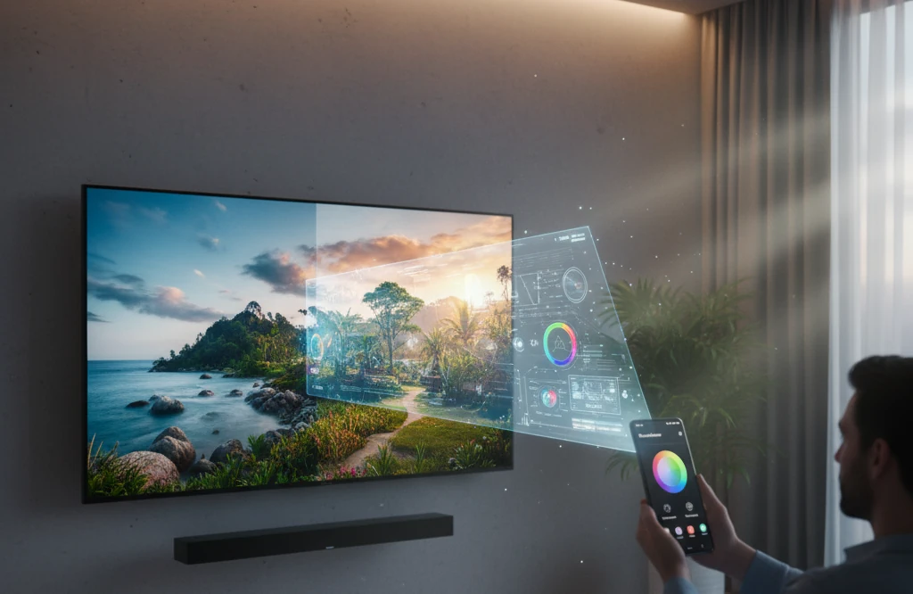 Samsung Smart Calibration - jak poprawić obraz telewizora smartfonem?